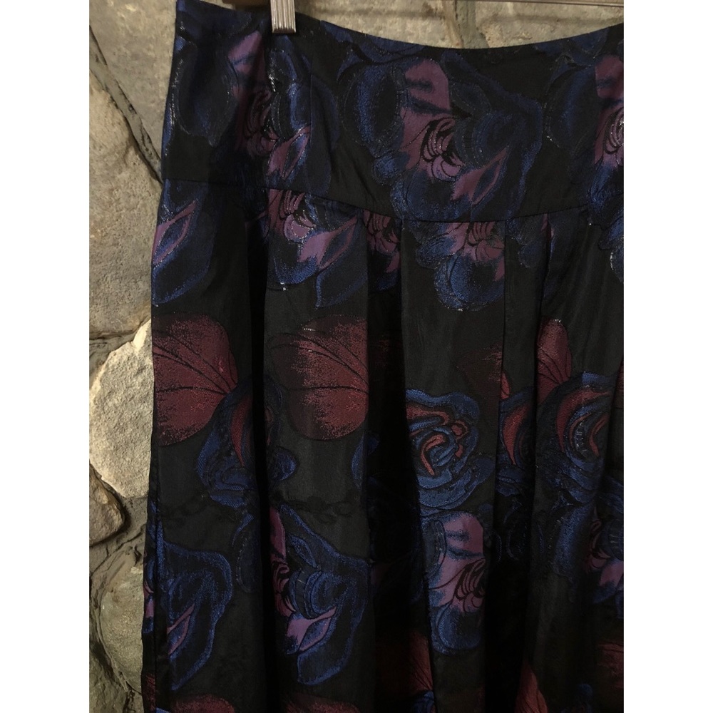Sachin and Babi Noir imperial jacquard skirt sz 12 - Picture 4 of 4